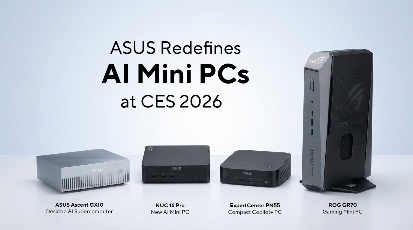In The News: ASUS Unveils New Mini PCs at CES 2026